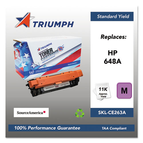 Triumph™ wholesale. 751000nsh1117 Remanufactured Ce263a (648a) Toner, 11000 Page-yield, Magenta. HSD Wholesale: Janitorial Supplies, Breakroom Supplies, Office Supplies.