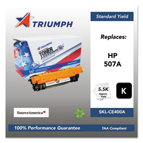 Triumph™ wholesale. 751000nsh1278 Remanufactured Ce400a (507a) Toner, 5500 Page-yield, Black. HSD Wholesale: Janitorial Supplies, Breakroom Supplies, Office Supplies.