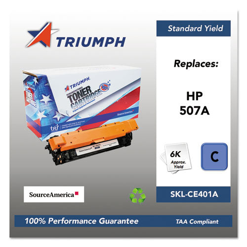 Triumph™ wholesale. 751000nsh1280 Remanufactured Ce401a (507a) Toner, 6000 Page-yield, Cyan. HSD Wholesale: Janitorial Supplies, Breakroom Supplies, Office Supplies.