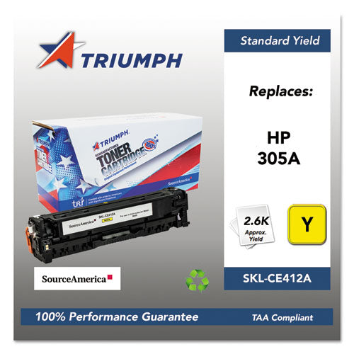 Triumph™ wholesale. 751000nsh1286 Remanufactured Ce412a (305a) Toner, 2600 Page-yield, Yellow. HSD Wholesale: Janitorial Supplies, Breakroom Supplies, Office Supplies.