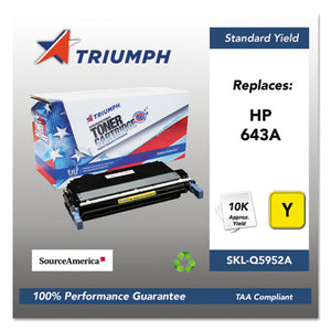 Triumph™ wholesale. 751000nsh0285 Remanufactured Q5952a (643a) Toner, 10000 Page-yield, Yellow. HSD Wholesale: Janitorial Supplies, Breakroom Supplies, Office Supplies.