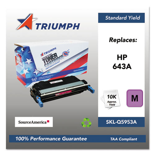 Triumph™ wholesale. 751000nsh0286 Remanufactured Q5953a (643a) Toner, 10000 Page-yield, Magenta. HSD Wholesale: Janitorial Supplies, Breakroom Supplies, Office Supplies.