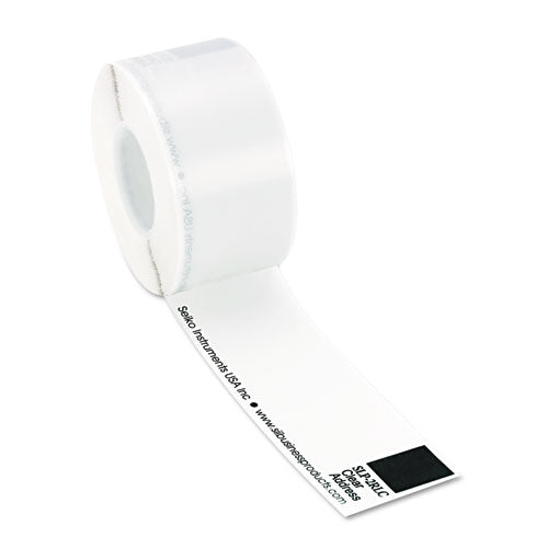 Seiko wholesale. Slp-2rlc Self-adhesive Address Labels, 1.12" X 3.5", Clear, 130 Labels-roll, 2 Rolls-box. HSD Wholesale: Janitorial Supplies, Breakroom Supplies, Office Supplies.