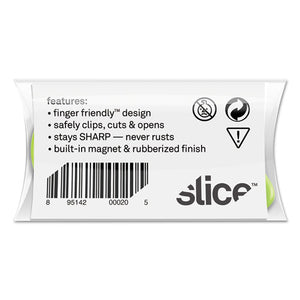 slice® wholesale. Safety Cutters, Fixed, Non Replaceable Micro Safety Blade, Ceramic, Green. HSD Wholesale: Janitorial Supplies, Breakroom Supplies, Office Supplies.