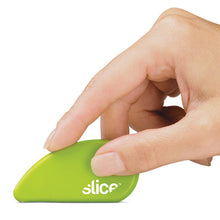 Load image into Gallery viewer, slice® wholesale. Safety Cutters, Fixed, Non Replaceable Micro Safety Blade, Ceramic, Green. HSD Wholesale: Janitorial Supplies, Breakroom Supplies, Office Supplies.