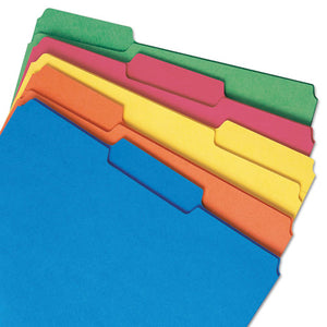 Smead® wholesale. Interior File Folders, 1-3-cut Tabs, Letter Size, Assorted, 100-box. HSD Wholesale: Janitorial Supplies, Breakroom Supplies, Office Supplies.