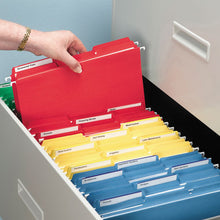 Load image into Gallery viewer, Smead® wholesale. Interior File Folders, 1-3-cut Tabs, Letter Size, Red, 100-box. HSD Wholesale: Janitorial Supplies, Breakroom Supplies, Office Supplies.