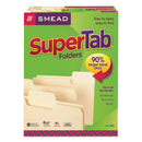 Smead® wholesale. Supertab Top Tab File Folders, 1-3-cut Tabs, Letter Size, 11 Pt. Manila, 100-box. HSD Wholesale: Janitorial Supplies, Breakroom Supplies, Office Supplies.