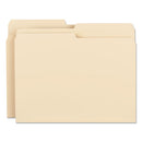 Smead® wholesale. Manila File Folders, 1-2-cut Tabs, Letter Size, 100-box. HSD Wholesale: Janitorial Supplies, Breakroom Supplies, Office Supplies.