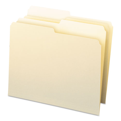 Smead® wholesale. Manila File Folders, 1-2-cut Tabs, Letter Size, 100-box. HSD Wholesale: Janitorial Supplies, Breakroom Supplies, Office Supplies.