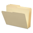 Smead® wholesale. Manila File Folders, 1-2-cut Tabs, Letter Size, 100-box. HSD Wholesale: Janitorial Supplies, Breakroom Supplies, Office Supplies.