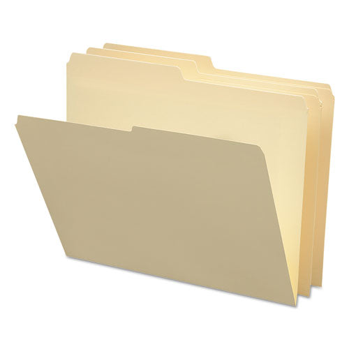 Smead® wholesale. Manila File Folders, 1-2-cut Tabs, Letter Size, 100-box. HSD Wholesale: Janitorial Supplies, Breakroom Supplies, Office Supplies.