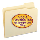 Smead® wholesale. Manila File Folders, 1-3-cut Tabs, Right Position, Letter Size, 100-box. HSD Wholesale: Janitorial Supplies, Breakroom Supplies, Office Supplies.