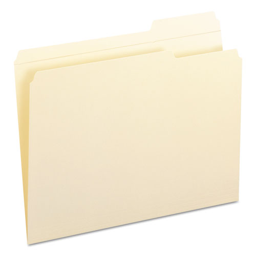 Smead® wholesale. Reinforced Tab Manila File Folders, 1-3-cut Tabs, Right Position, Letter Size, 11 Pt. Manila, 100-box. HSD Wholesale: Janitorial Supplies, Breakroom Supplies, Office Supplies.