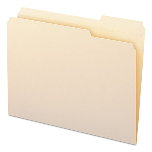 Smead® wholesale. Reinforced Tab Manila File Folders, 1-3-cut Tabs, Right Position, Letter Size, 11 Pt. Manila, 100-box. HSD Wholesale: Janitorial Supplies, Breakroom Supplies, Office Supplies.