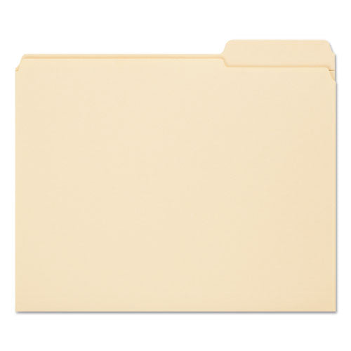 Smead® wholesale. Reinforced Tab Manila File Folders, 1-3-cut Tabs, Right Position, Letter Size, 11 Pt. Manila, 100-box. HSD Wholesale: Janitorial Supplies, Breakroom Supplies, Office Supplies.