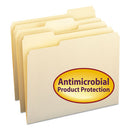 Smead® wholesale. Top Tab File Folders With Antimicrobial Product Protection, 1-3-cut Tabs, Letter Size, Manila, 100-box. HSD Wholesale: Janitorial Supplies, Breakroom Supplies, Office Supplies.