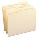 Smead® wholesale. 100% Recycled Reinforced Top Tab File Folders, 1-3-cut Tabs, Letter Size, Manila, 100-box. HSD Wholesale: Janitorial Supplies, Breakroom Supplies, Office Supplies.