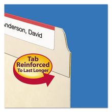 Load image into Gallery viewer, Smead® wholesale. Reinforced Tab Manila File Folders, 1-5-cut Tabs, Letter Size, 11 Pt. Manila, 100-box. HSD Wholesale: Janitorial Supplies, Breakroom Supplies, Office Supplies.