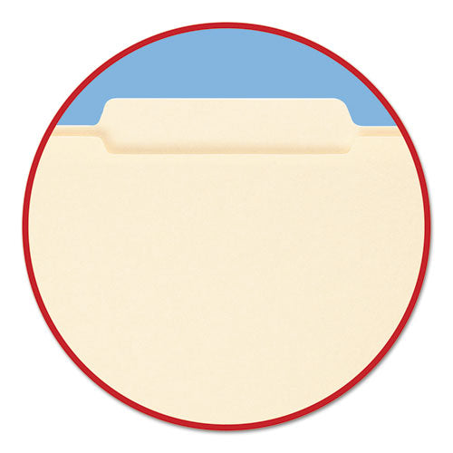 Smead® wholesale. Reinforced Guide Height File Folders, 2-5-cut 2-ply Tab, Right Of Center, Letter Size, Manila, 100-box. HSD Wholesale: Janitorial Supplies, Breakroom Supplies, Office Supplies.