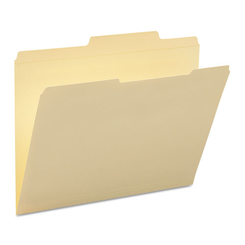 Smead® wholesale. Reinforced Guide Height File Folders, 2-5-cut 2-ply Tab, Right Of Center, Letter Size, Manila, 100-box. HSD Wholesale: Janitorial Supplies, Breakroom Supplies, Office Supplies.