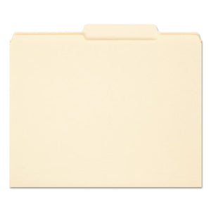 Smead® wholesale. Reinforced Guide Height File Folders, 2-5-cut 2-ply Tab, Right Of Center, Letter Size, Manila, 100-box. HSD Wholesale: Janitorial Supplies, Breakroom Supplies, Office Supplies.