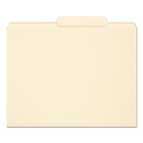 Smead® wholesale. Reinforced Guide Height File Folders, 2-5-cut 2-ply Tab, Right Of Center, Letter Size, Manila, 100-box. HSD Wholesale: Janitorial Supplies, Breakroom Supplies, Office Supplies.