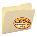 Smead® wholesale. Manila Guide Height Systems File Folders, 2-5-cut Tabs, Right Of Center, Letter Size, 100-box. HSD Wholesale: Janitorial Supplies, Breakroom Supplies, Office Supplies.