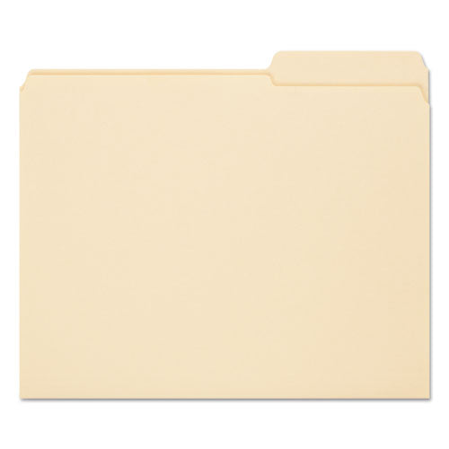 Smead® wholesale. Manila Guide Height Systems File Folders, 2-5-cut Tabs, Right Of Center, Letter Size, 100-box. HSD Wholesale: Janitorial Supplies, Breakroom Supplies, Office Supplies.