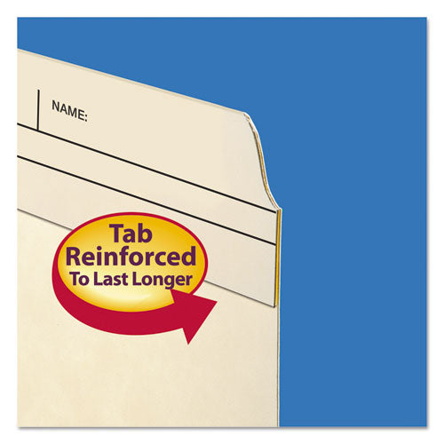 Smead® wholesale. Reinforced Guide Height File Folders, 2-5-cut Printed Tab, Right Of Center, Letter Size, Manila, 100-box. HSD Wholesale: Janitorial Supplies, Breakroom Supplies, Office Supplies.