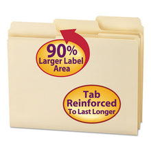 Load image into Gallery viewer, Smead® wholesale. Supertab Reinforced Guide Height Top Tab Folders, 1-3-cut Tabs, Letter Size, 11 Pt. Manila, 100-box. HSD Wholesale: Janitorial Supplies, Breakroom Supplies, Office Supplies.