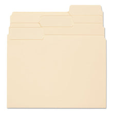 Load image into Gallery viewer, Smead® wholesale. Supertab Reinforced Guide Height Top Tab Folders, 1-3-cut Tabs, Letter Size, 11 Pt. Manila, 100-box. HSD Wholesale: Janitorial Supplies, Breakroom Supplies, Office Supplies.