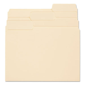 Smead® wholesale. Supertab Reinforced Guide Height Top Tab Folders, 1-3-cut Tabs, Letter Size, 11 Pt. Manila, 100-box. HSD Wholesale: Janitorial Supplies, Breakroom Supplies, Office Supplies.