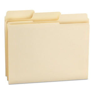 Smead® wholesale. Supertab Reinforced Guide Height Top Tab Folders, 1-3-cut Tabs, Letter Size, 11 Pt. Manila, 100-box. HSD Wholesale: Janitorial Supplies, Breakroom Supplies, Office Supplies.