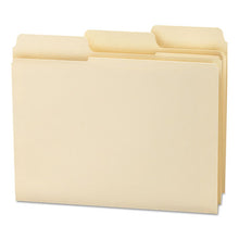 Load image into Gallery viewer, Smead® wholesale. Supertab Reinforced Guide Height Top Tab Folders, 1-3-cut Tabs, Letter Size, 11 Pt. Manila, 100-box. HSD Wholesale: Janitorial Supplies, Breakroom Supplies, Office Supplies.