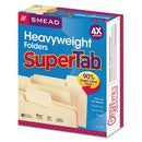 Smead® wholesale. Supertab Top Tab File Folders, 1-3-cut Tabs, Letter Size, 14 Pt. Manila, 50-box. HSD Wholesale: Janitorial Supplies, Breakroom Supplies, Office Supplies.
