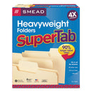 Smead® wholesale. Supertab Top Tab File Folders, 1-3-cut Tabs, Letter Size, 14 Pt. Manila, 50-box. HSD Wholesale: Janitorial Supplies, Breakroom Supplies, Office Supplies.
