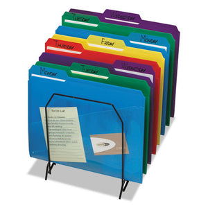 Smead® wholesale. Poly Colored File Folders With Slash Pocket, 1-3-cut Tabs, Letter Size, Assorted, 30-box. HSD Wholesale: Janitorial Supplies, Breakroom Supplies, Office Supplies.