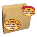 Smead® wholesale. Heavyweight Kraft File Folders, Straight Tab, Letter Size, 11 Pt. Kraft, 100-box. HSD Wholesale: Janitorial Supplies, Breakroom Supplies, Office Supplies.