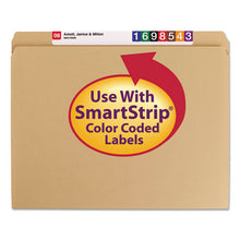 Load image into Gallery viewer, Smead® wholesale. Heavyweight Kraft File Folders, Straight Tab, Letter Size, 11 Pt. Kraft, 100-box. HSD Wholesale: Janitorial Supplies, Breakroom Supplies, Office Supplies.