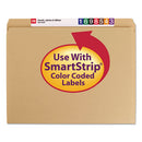 Smead® wholesale. Heavyweight Kraft File Folders, Straight Tab, Letter Size, 11 Pt. Kraft, 100-box. HSD Wholesale: Janitorial Supplies, Breakroom Supplies, Office Supplies.