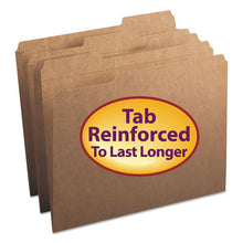 Load image into Gallery viewer, Smead® wholesale. Heavyweight Kraft File Folders, 1-3-cut Tabs, Letter Size, 11 Pt. Kraft, 100-box. HSD Wholesale: Janitorial Supplies, Breakroom Supplies, Office Supplies.