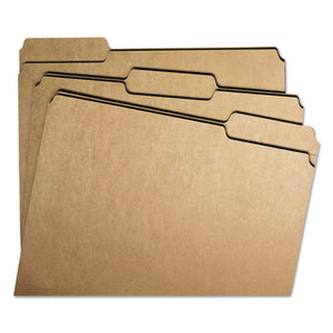Smead® wholesale. Heavyweight Kraft File Folders, 1-3-cut Tabs, Letter Size, 11 Pt. Kraft, 100-box. HSD Wholesale: Janitorial Supplies, Breakroom Supplies, Office Supplies.