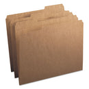 Smead® wholesale. Heavyweight Kraft File Folders, 1-3-cut Tabs, Letter Size, 11 Pt. Kraft, 100-box. HSD Wholesale: Janitorial Supplies, Breakroom Supplies, Office Supplies.