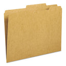 Smead® wholesale. Guide Height Reinforced Heavyweight Kraft File Folders, 2-5-cut 2-ply Tab, Right Of Center, Letter Size, Kraft, 100-box. HSD Wholesale: Janitorial Supplies, Breakroom Supplies, Office Supplies.