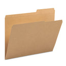 Smead® wholesale. Guide Height Reinforced Heavyweight Kraft File Folders, 2-5-cut Tabs, Right Of Center, Letter Size, Kraft, 100-box. HSD Wholesale: Janitorial Supplies, Breakroom Supplies, Office Supplies.