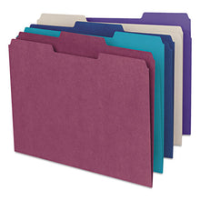 Load image into Gallery viewer, Smead® wholesale. Colored File Folders, 1-3-cut Tabs, Letter Size, Assorted, 100-box. HSD Wholesale: Janitorial Supplies, Breakroom Supplies, Office Supplies.