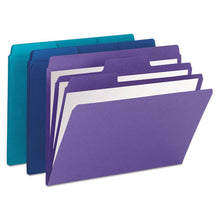 Load image into Gallery viewer, Smead® wholesale. Supertab Organizer Folder, 1-3-cut Tabs, Letter Size, Assorted, 3-pack. HSD Wholesale: Janitorial Supplies, Breakroom Supplies, Office Supplies.