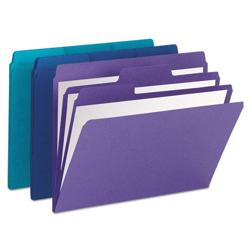 Smead® wholesale. Supertab Organizer Folder, 1-3-cut Tabs, Letter Size, Assorted, 3-pack. HSD Wholesale: Janitorial Supplies, Breakroom Supplies, Office Supplies.