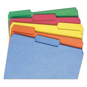 Smead® wholesale. Reinforced Top Tab Colored File Folders, 1-3-cut Tabs, Letter Size, Assorted, 100-box. HSD Wholesale: Janitorial Supplies, Breakroom Supplies, Office Supplies.